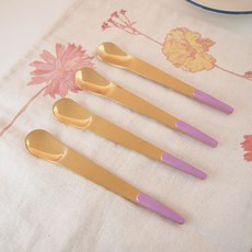 Bogen Sugar Gold 茶匙, 紫色, 4個