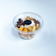 Tinapicnic 沙拉杯一次性外盒 + 炭灰色貼紙套組, 20套