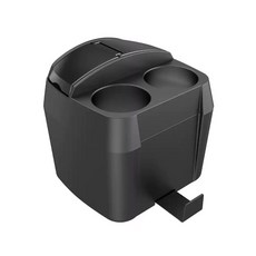 어반카 뒷좌석 컵홀더 대용량 휴지통, 블랙, 1개