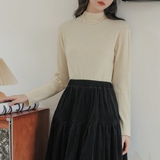 루나걸 여성용 세미 폴라 니트 L24WKN102711