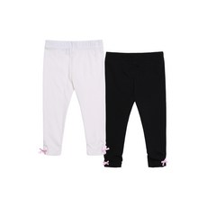 유라비 여아용 포인트 셔링 레깅스 2종 세트