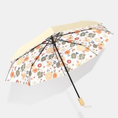 선빛 라든 플라워 햇빛 차단 수채화 파스텔 양산