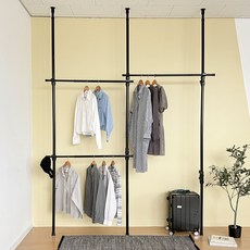 Virtuenine Light 25mm 衣架 3層, 黑色