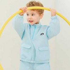 mollimelli 兒童款春風泡泡紗連帽防風外套