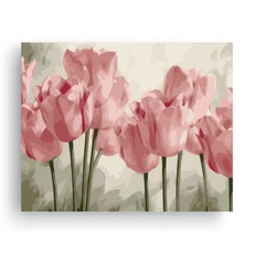 wemakepainting DIY名畫繪圖 粉色鬱金香魔法, 混色