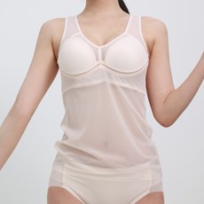 안나앤코레이디 루시드 인견 햄누디 노몰드 메쉬 런닝브라