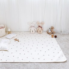 Malolotte 新生兒棉質防水墊, 清新橄欖, 1個