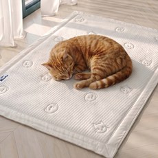 블루펫 강아지 고양이 듀라론 쿨매트, 1개, 화이트