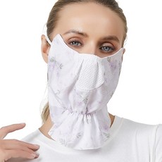 마켓감성 야외활동 플라워 마스크, 타입4, 1개