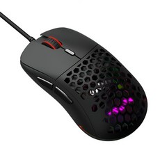 XENICS TITAN GX AIR 遊戲鼠標 + 替換手掌套, 黑色的