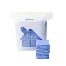 One Day One Clean Haru 拋棄式萬用洗碗布 100張 藍色, 1包