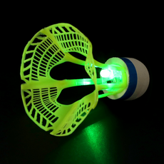 세잎클로버 방풍야광 베드민턴공, 그린, 3개