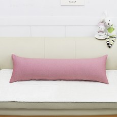 BED&DECO Everyday圓柱長抱枕, 粉色