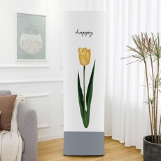 마켓에이 고급모던 사각 에어컨커버, 튤립