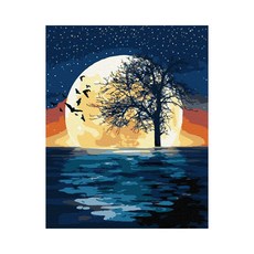 Play about 神秘月亮 DIY 傑作繪畫套組 40 x 50cm, 混色