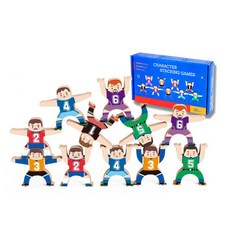 NOVEL LAND 疊疊樂積木平衡玩具 12入, 藍色