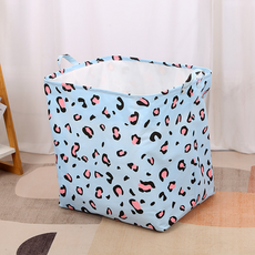 타미나요 다용도 빨래바구니, 블루 호피