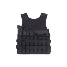 健身負重背心, 10kg, 黑色