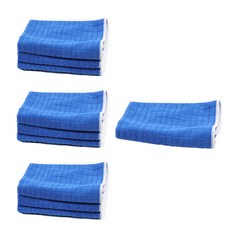 World Clean 棋盤格高克重擦手巾 40x40cm, 10個