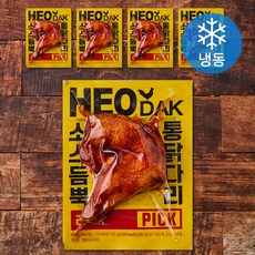 허닭 통닭다리 레드 PICK (냉동), 190g, 5개