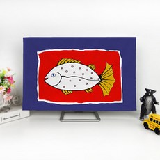 HK TRADING 動感布料電視罩 109 x 71 cm, 01