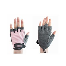 모먼트 남녀공용 헬스 라이더 장갑 양손착용, 핑크, 1개
