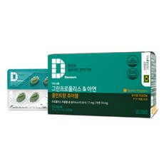 Danaum 蜂膠保健食品 薄荷味 錠, 60顆, 1個