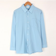 플레이즈 남성용 카라넥 링클프리 베이직 셔츠