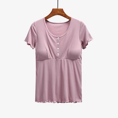 I Love MySelf 孕婦排扣短袖T恤