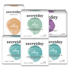 secretday 衛生棉 M號 16片 3包+L號 14片+護墊 40片+加長型 8片, 1組, M
