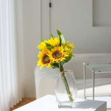 Haru Gonggan 向日葵人造花 7支, 黃色