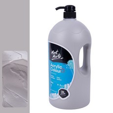 Mont Marte 蒙瑪特 darumi丙烯酸塗料散裝31灰色, 1 種顏色, 2L