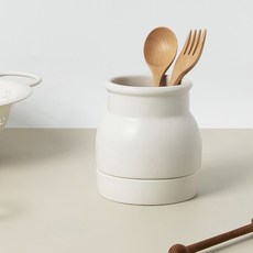 牛奶瓶餐具筒 S, 1個, 白色