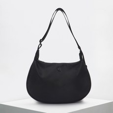 3RE:MINDS 一體式再生尼龍大史萊姆霍伯包, 黑色的