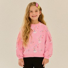 LIEBELLO 女童 Falling 圓領運動衫