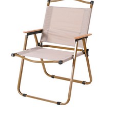 생각나래 캠핑 용품 경량 휴대용 추천 의자 L, 1개, 카키