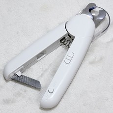 MAAH 寵物狗 LED 燈安全指甲剪 14.5 x 4 x 4 cm, 白色, 1個