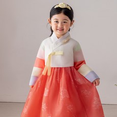 GAON BABY HANBOK 女童用 驪州紅菊花 韓服套裝 AW181