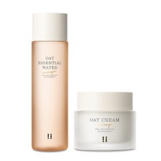 UPTOWN LIIZ 燕麥足夠的精華水 210ml+亮白撫紋乳霜 50ml組, 1套