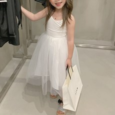 JOYMULTI 女童款Tutu芭蕾無袖連身紗裙