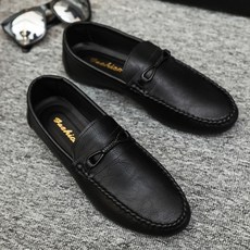 Sonio 男士經典素色繩結樂福鞋