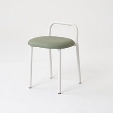 메종드꼼마 멜로우 스툴, 파우더 올리브, 1개