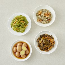 집반찬연구소 맛보기 반찬 4종, 245g, 1세트