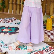 LILIPURRI 女童透氣夏季寬褲