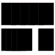 O-ON 彩色壓克力板 10入, 黑色