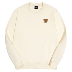 okstar 男女通用 小熊貓刺繡 特殊雙面布料 大學T 4SSP006