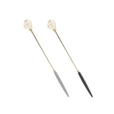 Bogen Allemande Gold 迷你打蛋器 2件組, 黑色, 灰色, 1套