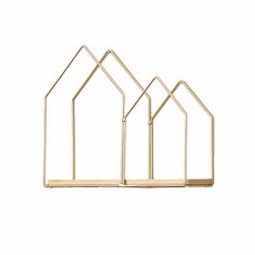 리즈제이니 북유럽풍 벽걸이 선반 11 샴 캐빈 골든, 혼합색상