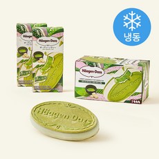 하겐다즈 크리스피 샌드위치 그린티 아이스크림 (냉동), 3개, 1개입, 60ml