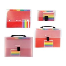 ibis 風琴索引文件夾 4入, 彩虹, 1套